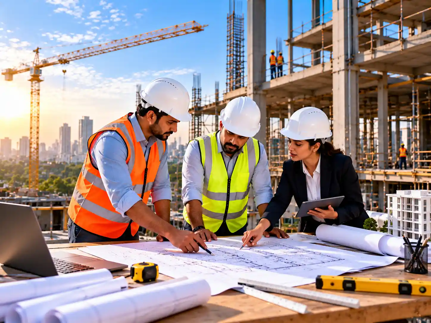 Civil construction and foundation work